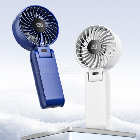 Customization Neck Folding Digital Display Fan Corporate Gifts