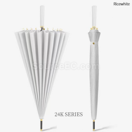 24 Bone Long Handle Umbrella