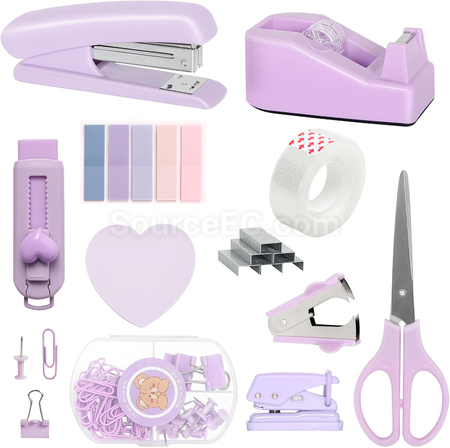 Customization Macaroon Color Office Stationery Set Corporate Gifts