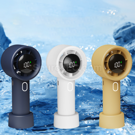 Customization Digital Display Handheld Desktop USB Fan Corporate Gifts