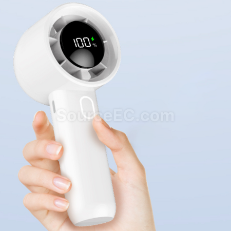 Customization Digital Display Handheld Desktop USB Fan Corporate Gifts
