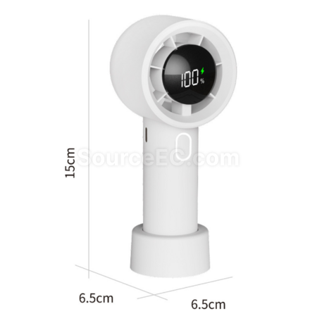 Customization Digital Display Handheld Desktop USB Fan Corporate Gifts