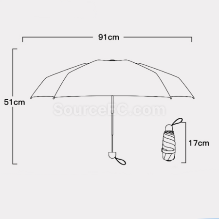 Customization Capsule umbrella Corporate Gifts