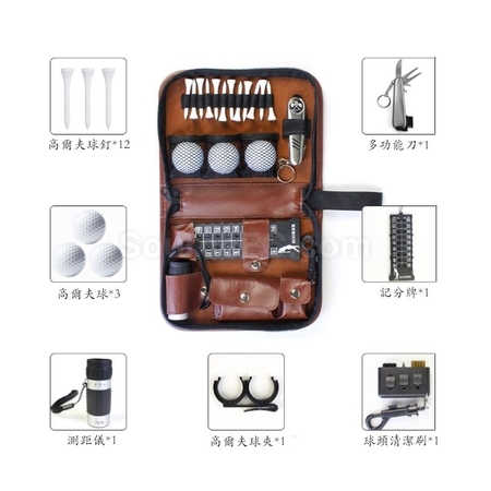 Customization Golf Accessories Multifunctional Portable Imitation Leather Bag Corporate Gifts