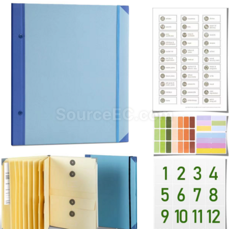 Customization Organizer for accordion folders Corporate Gifts