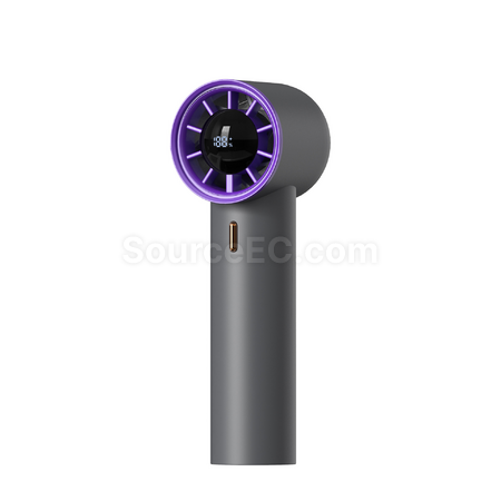 Customization Digital display violent turbine handheld fan Corporate Gifts