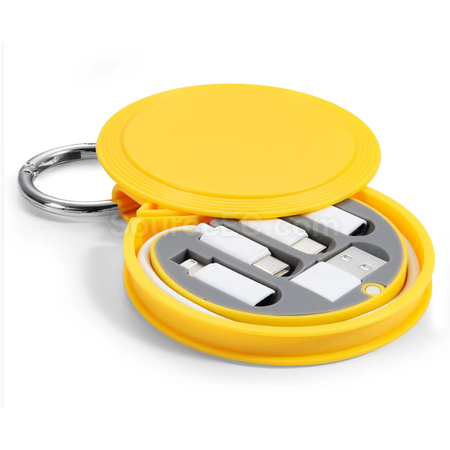 Customization Three In One Data Cable Storage Box Corporate Gifts