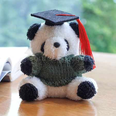 Customization Graduation Bear Keychain Corporate Gifts