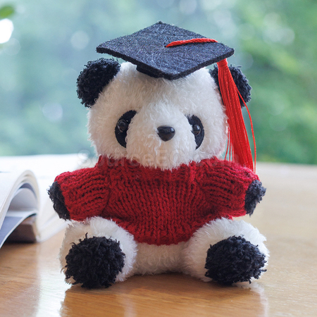 Customization Graduation Bear Keychain Corporate Gifts