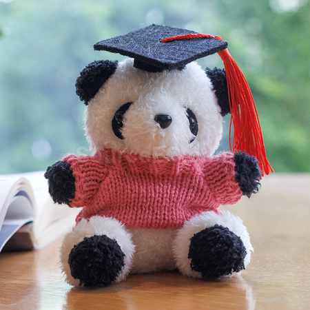 Customization Graduation Bear Keychain Corporate Gifts