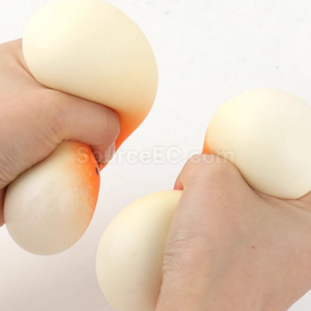 Customization Fluid Egg Yolk Puff Stress Ball Corporate Gifts