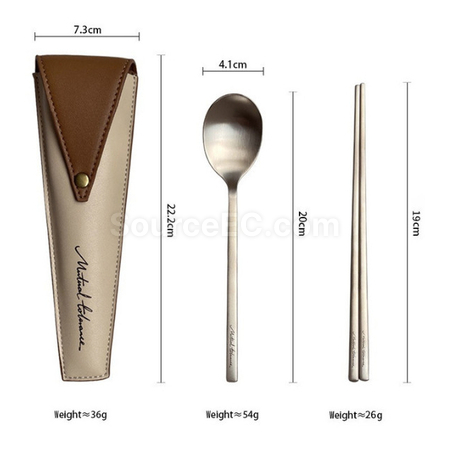 Customization Light Luxury Portable Tableware Set Corporate Gifts