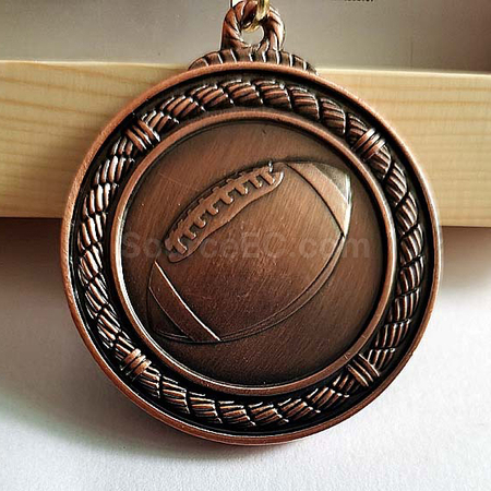 Customization Rugby Metal Medal Corporate Gifts