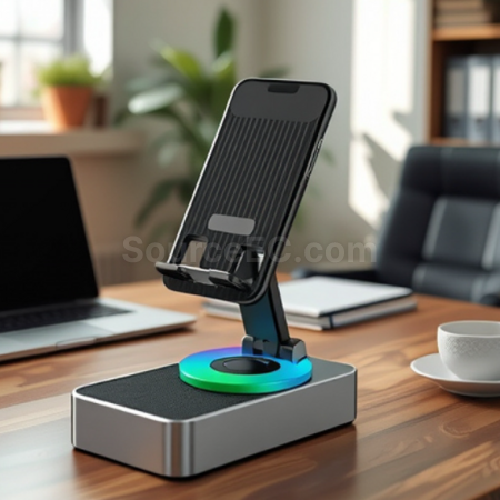 Customization 360-Degree Rotating Speaker Power Bank Stand Corporate Gifts
