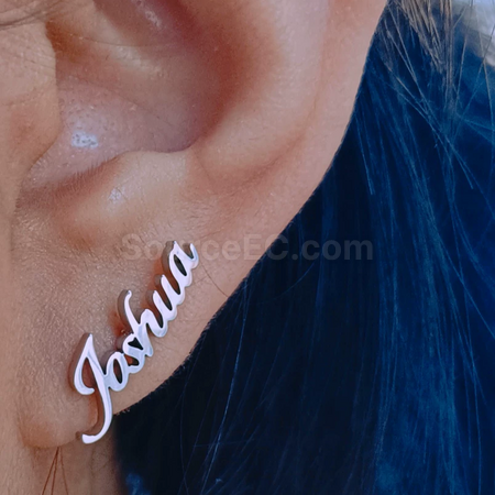 Customization Customized text earrings and studs Corporate Gifts