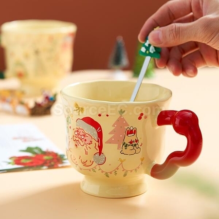 Customization Christmas Cup Creative Ceramic Mug Corporate Gifts