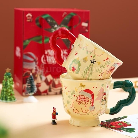 Customization Christmas Cup Creative Ceramic Mug Corporate Gifts