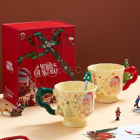 Customization Christmas Cup Creative Ceramic Mug Corporate Gifts