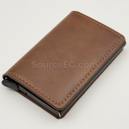 Customization Automatically ejecting RFID card wallet Corporate Gifts