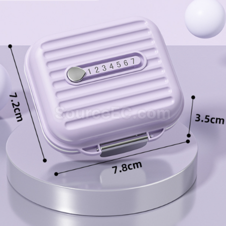 Customization 7-day Portable Compartmentalized Pill Box  Corporate Gifts