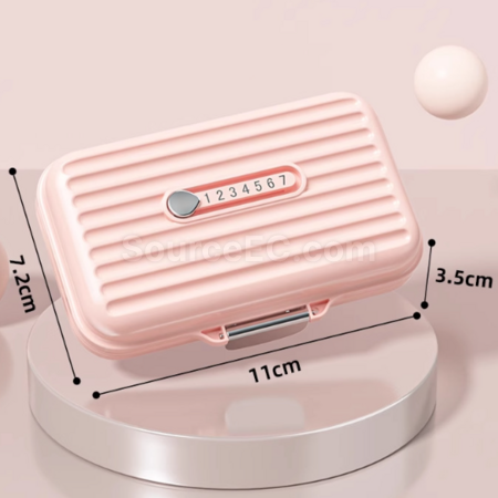 Customization 7-day Portable Compartmentalized Pill Box  Corporate Gifts