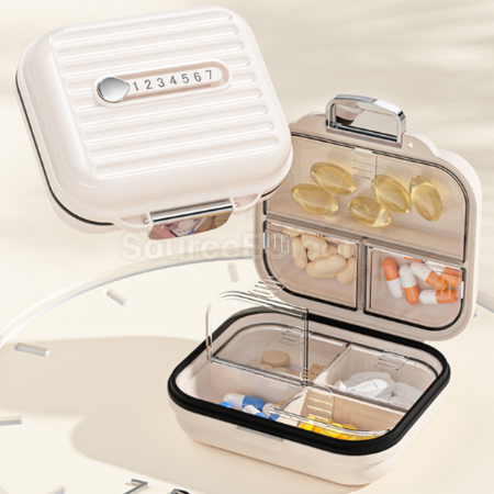 Customization 7-day Portable Compartmentalized Pill Box  Corporate Gifts