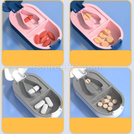 Customization Portable pill cutter and medicine box Corporate Gifts
