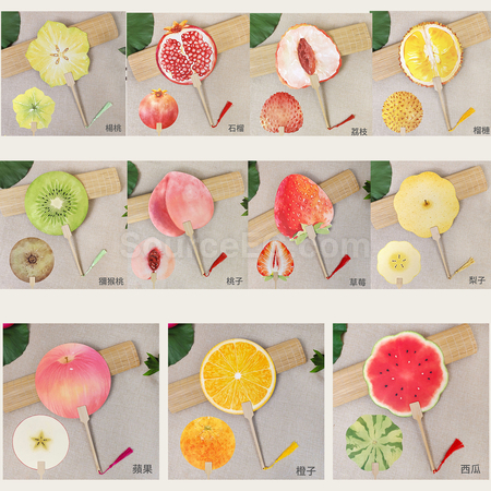 Customization Summer Best-selling Fruit Fan Corporate Gifts