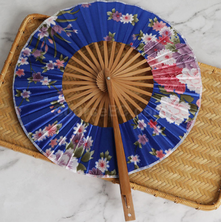 Customization Windmill folding long - handled fan Corporate Gifts