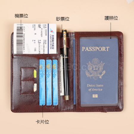 Customization RFID Anti-theft Multifunctional Passport Cover Corporate Gifts