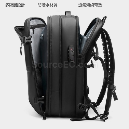 Customization Expandable Wet And Dry Separation Anti-Theft Computer Backpack Corporate Gifts