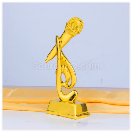 Customization Metal Microphone Trophy Corporate Gifts