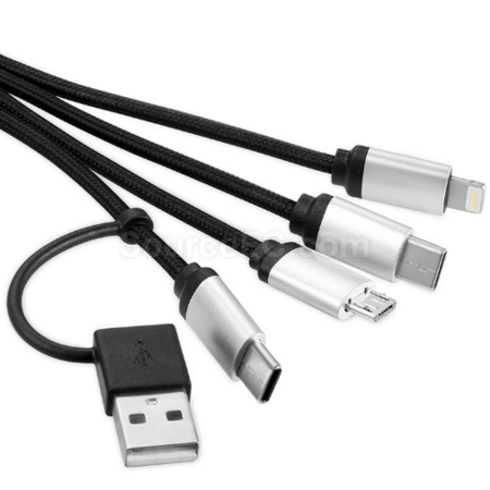 Customization Triple - in - one data cable Corporate Gifts