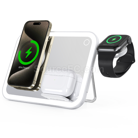 Customization Three In One Wireless Charger Corporate Gifts