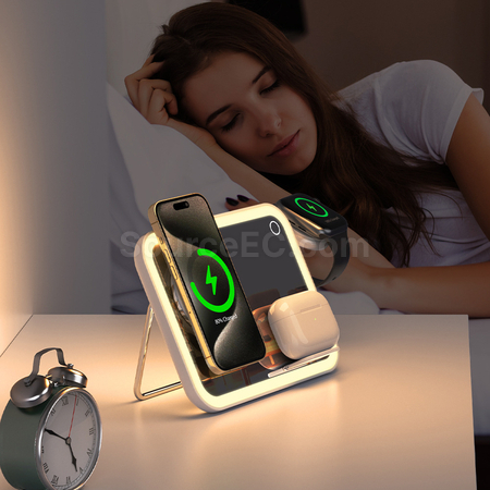 Customization Three In One Wireless Charger Corporate Gifts