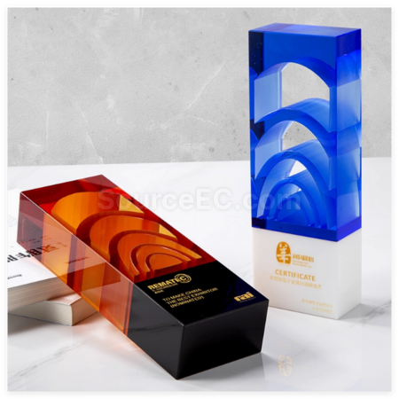 Customization Glass Crystal Trophy Corporate Gifts