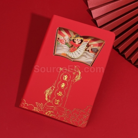Customization Customizable Creative 3D Hollow Paper Sculpture Notebook Corporate Gifts