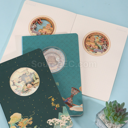 Customization Customizable Creative 3D Hollow Paper Sculpture Notebook Corporate Gifts