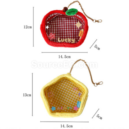 Customization Cartoon transparent dust-proof storage bag for dolls Corporate Gifts