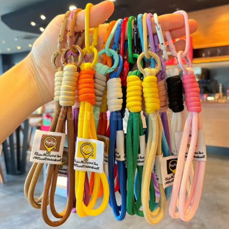 Customization Weaving rope lanyard keychain Corporate Gifts