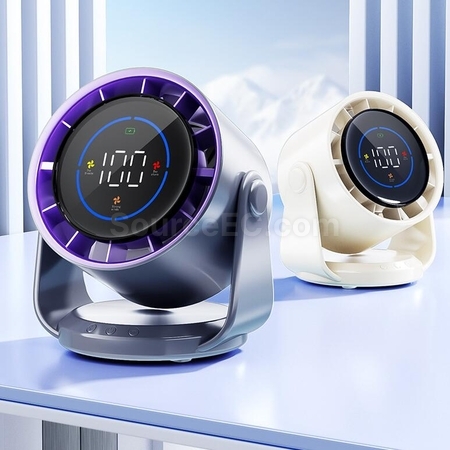 Customization Desktop Shaking Digital Display Fan Corporate Gifts