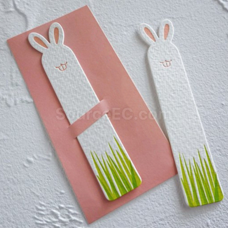 Customization DIY Cotton Paper Bookmark Corporate Gifts