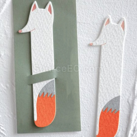 Customization DIY Cotton Paper Bookmark Corporate Gifts