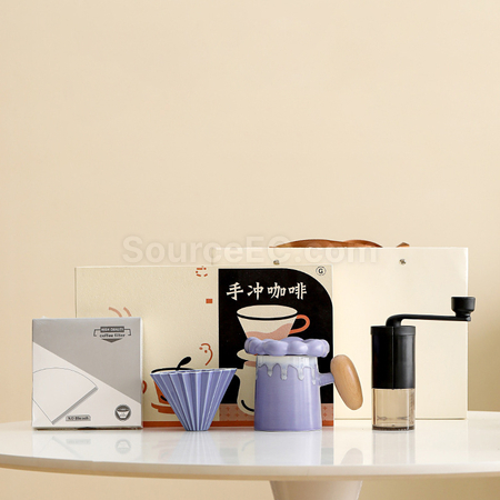 Customization Hand Grinding Coffee Maker Coffee Maker Pour-over Business Gift Set Corporate Gifts