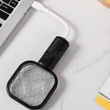 Customization USB Portable Mosquito Racket with Mosquito Lure, 2-in-1 Corporate Gifts