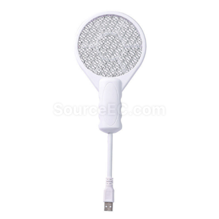 Customization USB Portable Mosquito Racket with Mosquito Lure, 2-in-1 Corporate Gifts