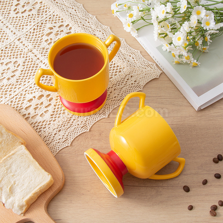 Customization Creative Double-Handled Ceramic Mug Corporate Gifts