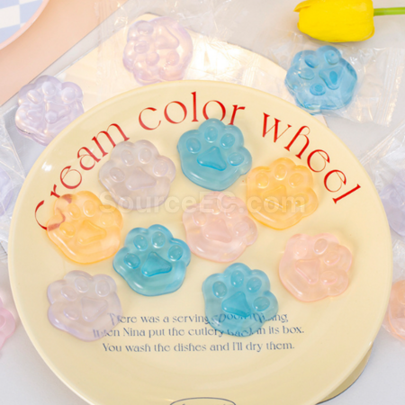 Customization Uncompress the ice - cold cat - paw - shaped stress - relieving toy Corporate Gifts