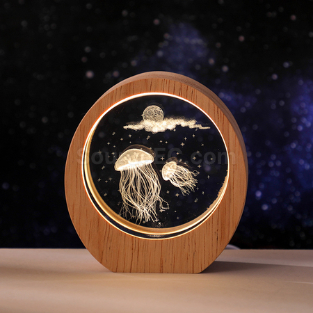 Customization 3D Engraved Night Light Corporate Gifts