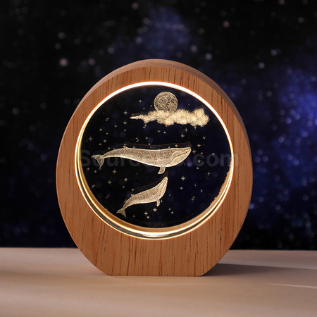 Customization 3D Engraved Night Light Corporate Gifts